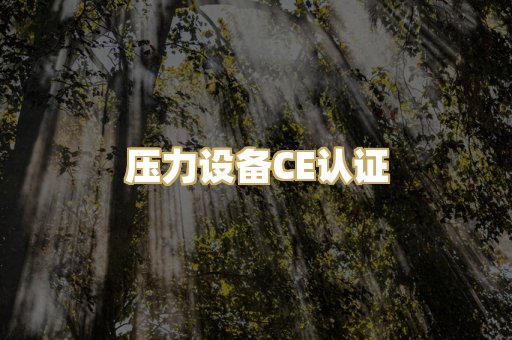 压力设备CE认证